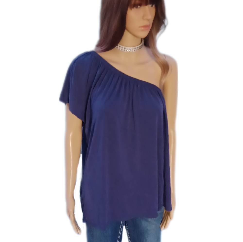 1.state L one shoulder Relax Fit top